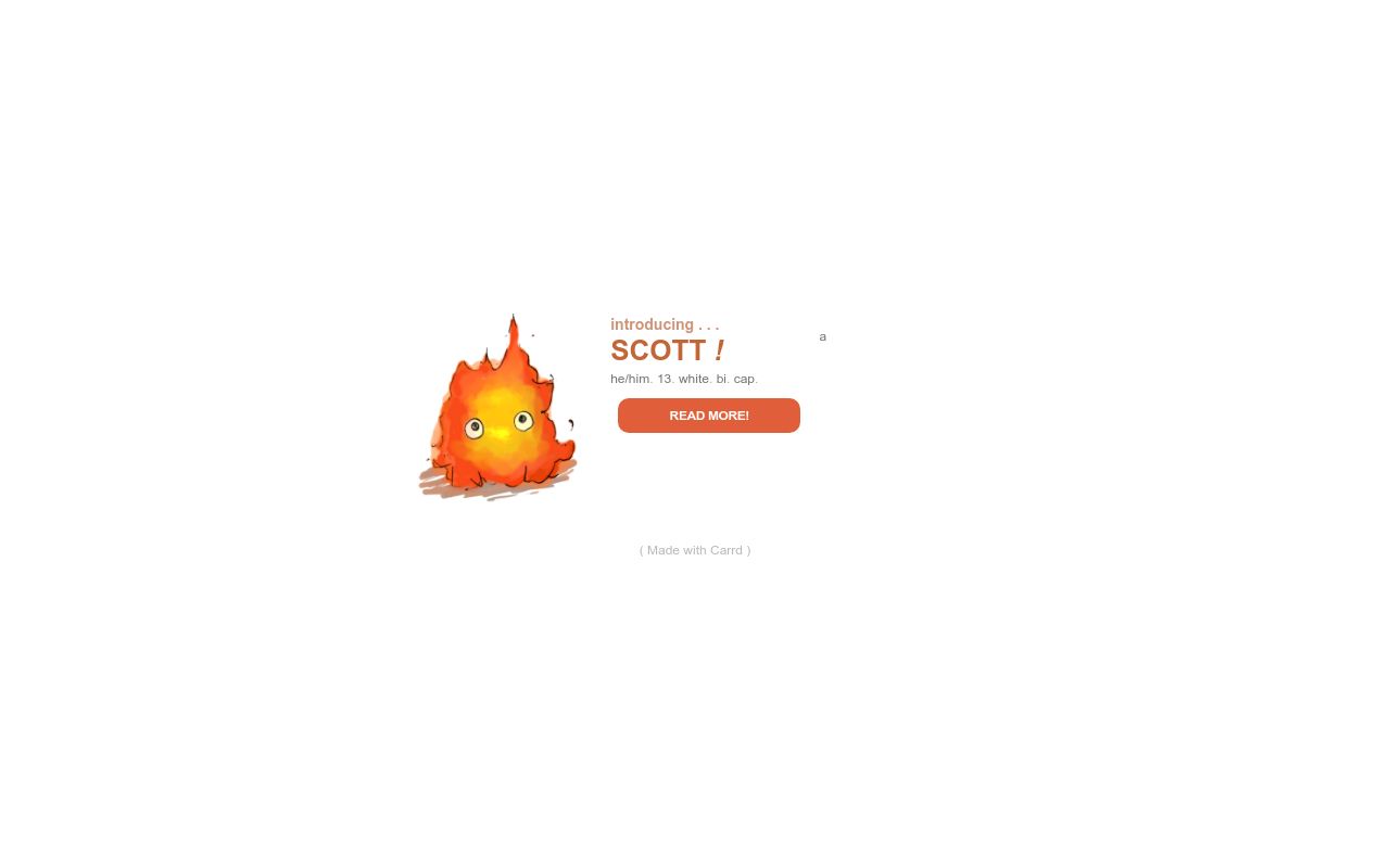 Carrd profile picture for @scottie